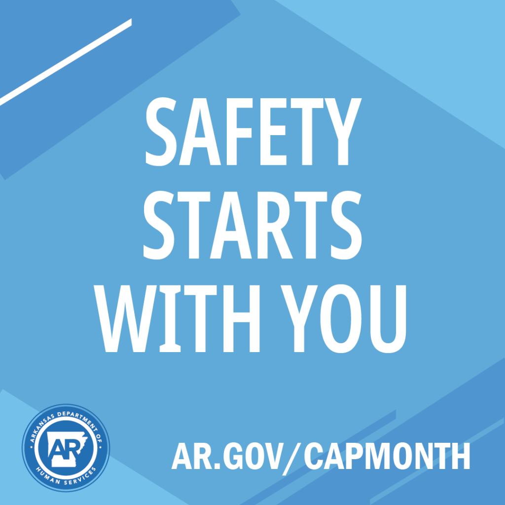 Social Media Graphic "safety starts with you"
