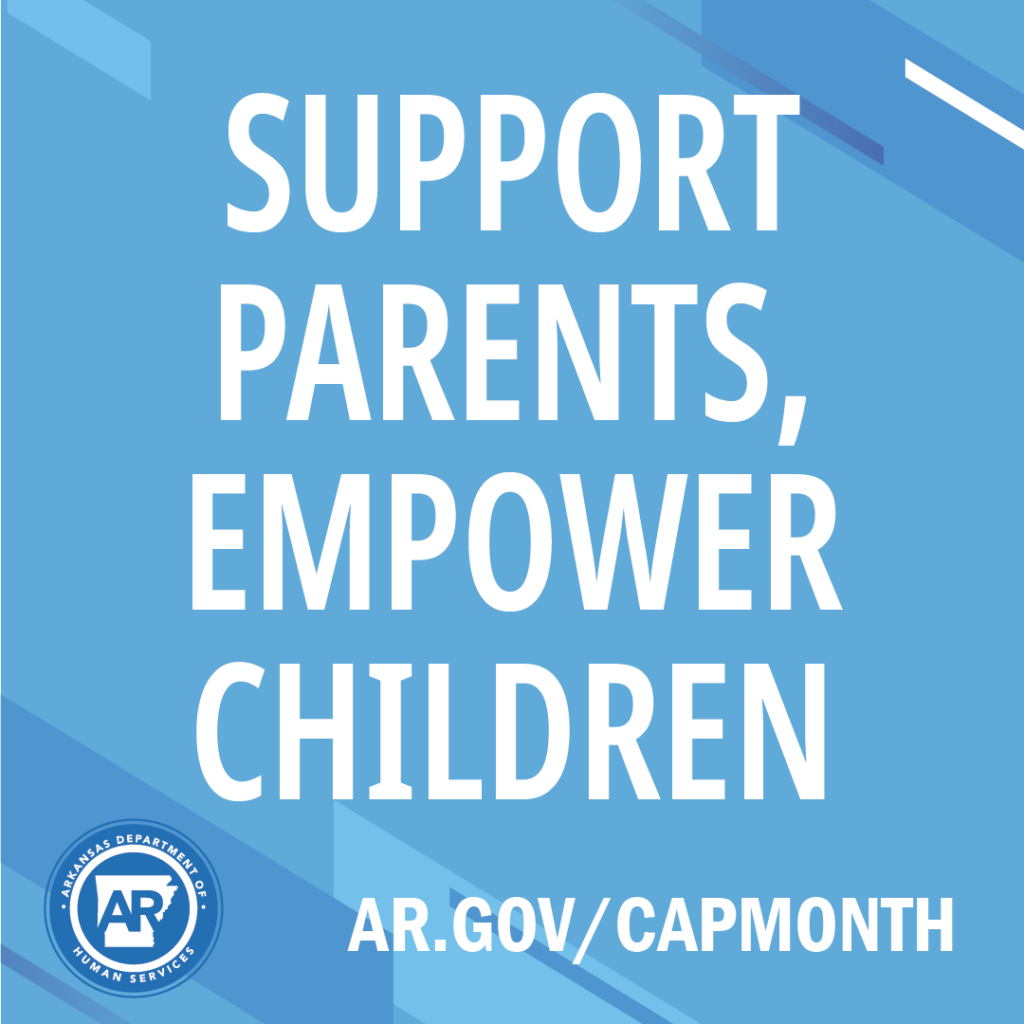 Social Media Graphic "support parents, empower children"